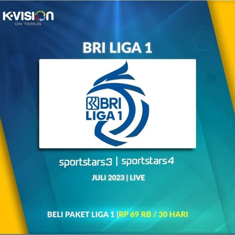 eJ K VISION PAKET BRI LIGA 1 INDONESIA  Stock Banyak