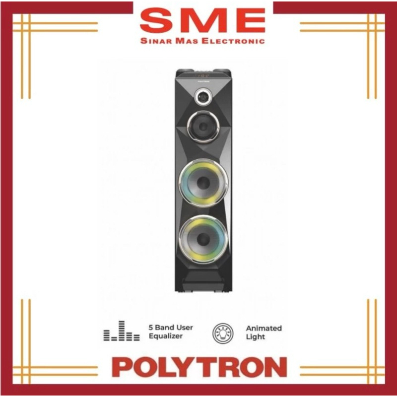 Speaker Aktif POLYTRON BLUETOOTH 8” - PAS 8SCA22