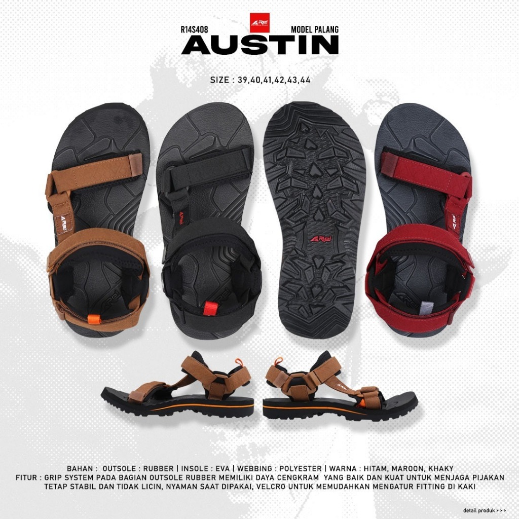Sandal Pria Palang Austin Arei Outdoorgear