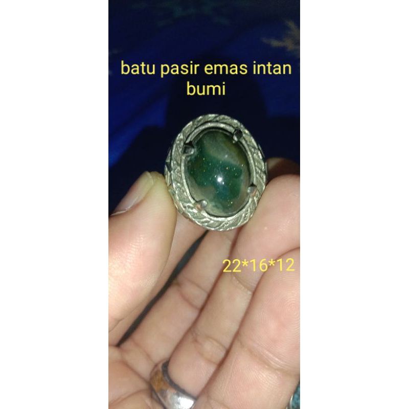 batu badar pasir emas