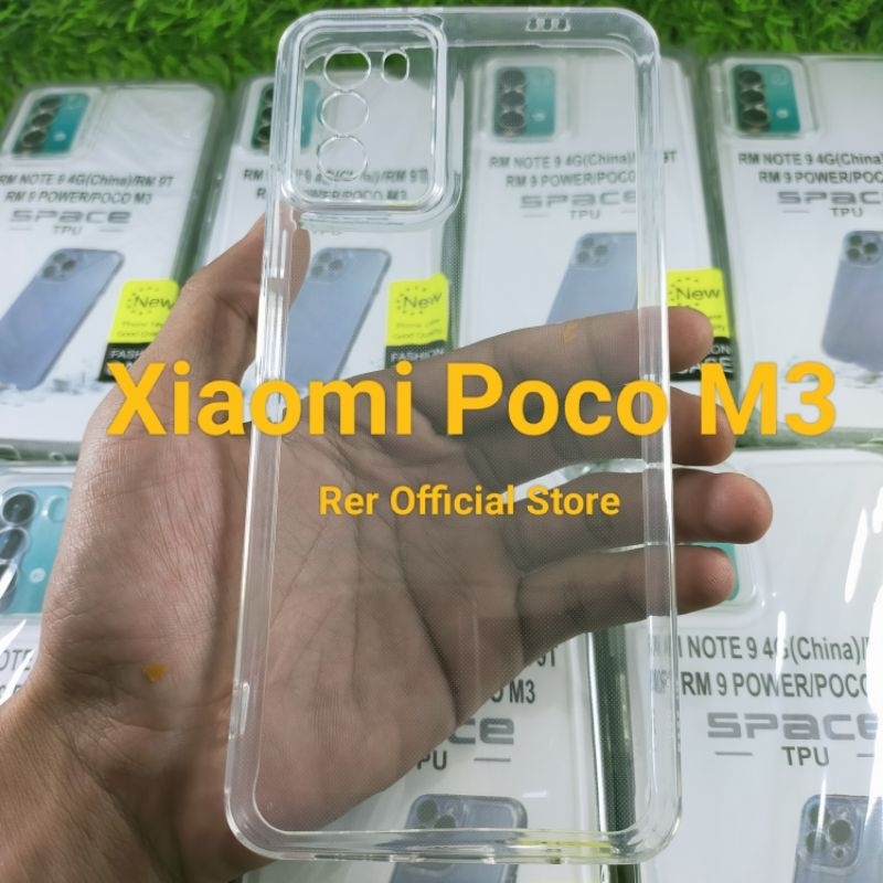 Silikon Soft case bening Space Xiaomi Poco M3