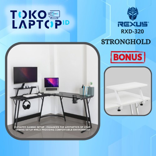 Rexus Stronghold RXD230 / RXD-230 Meja Gaming Corner