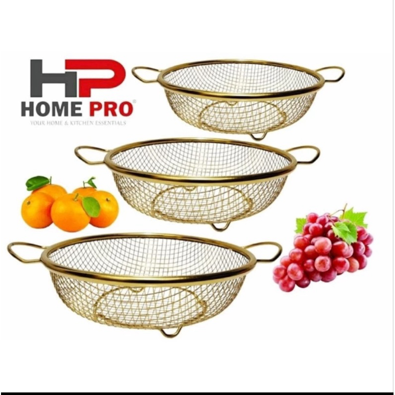 peniris gorengan makanan GOLD / tirisan minyak  makanan serbaguna