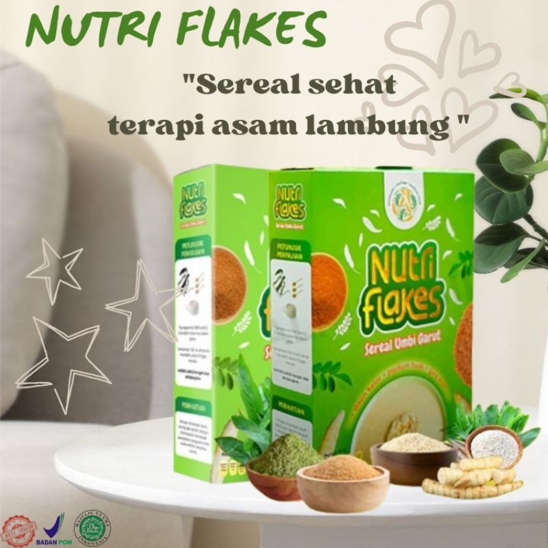 

Nutri Flakes Sereal Kesehatan Dari Bahan Alami/Sereal Untuk Asam Lambung Dan Maag