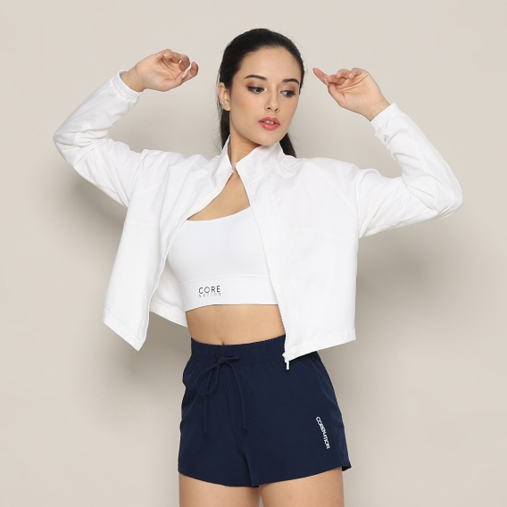 CoreNation Levana Cropped Windbreaker Jacket