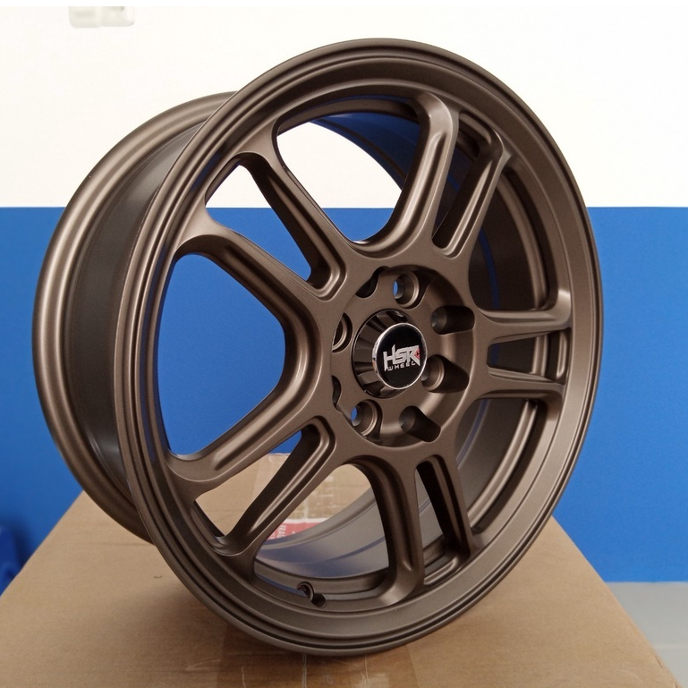 Velg Racing Mobil Murah Ring 16 Hole/pcd dobel 4X100-114,3 Hsr Nx Spo warna bronze pcd velg Brio,Agy