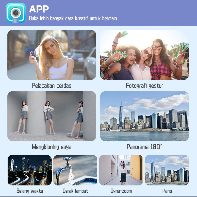 FTT  Q18 Gimbal Stabilizer Handphone Gimbal Stabilizer Tongsis Bluetooth Tripod/Stabilizer Smartphone Gimbal-8