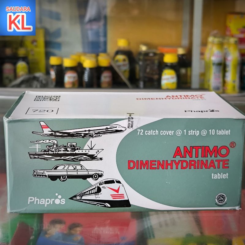 Antimo Tablet Box isi 72 Strip