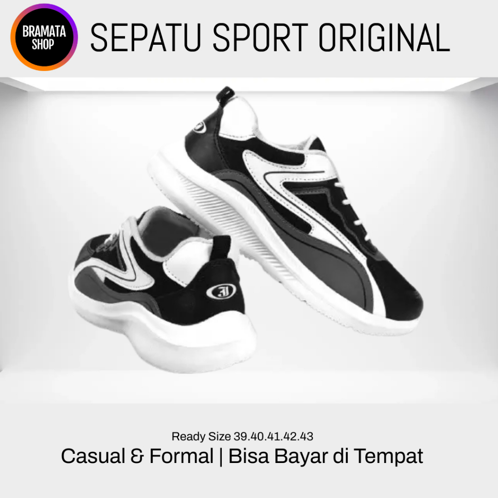 Sepatu Sport Running Pria Kekinian 100% Original