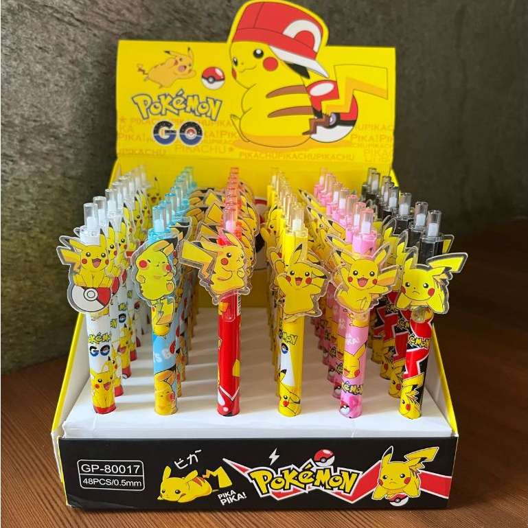 

Pulpen Sanrio Cetek Akrilik Pen Gel Pokemon Ink Pen Labubu Pikachu Black Pen Lotso Pen Gel Pop Mart