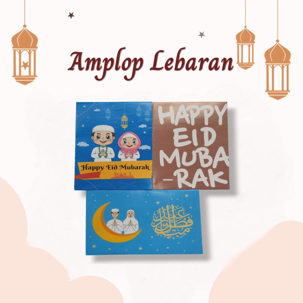 

AMPLOP LEBARAN HARI RAYA TERBARU UNIK LUCU MURAH ORIGINAL ( ISI 10PCS MOTIF RANDOM)