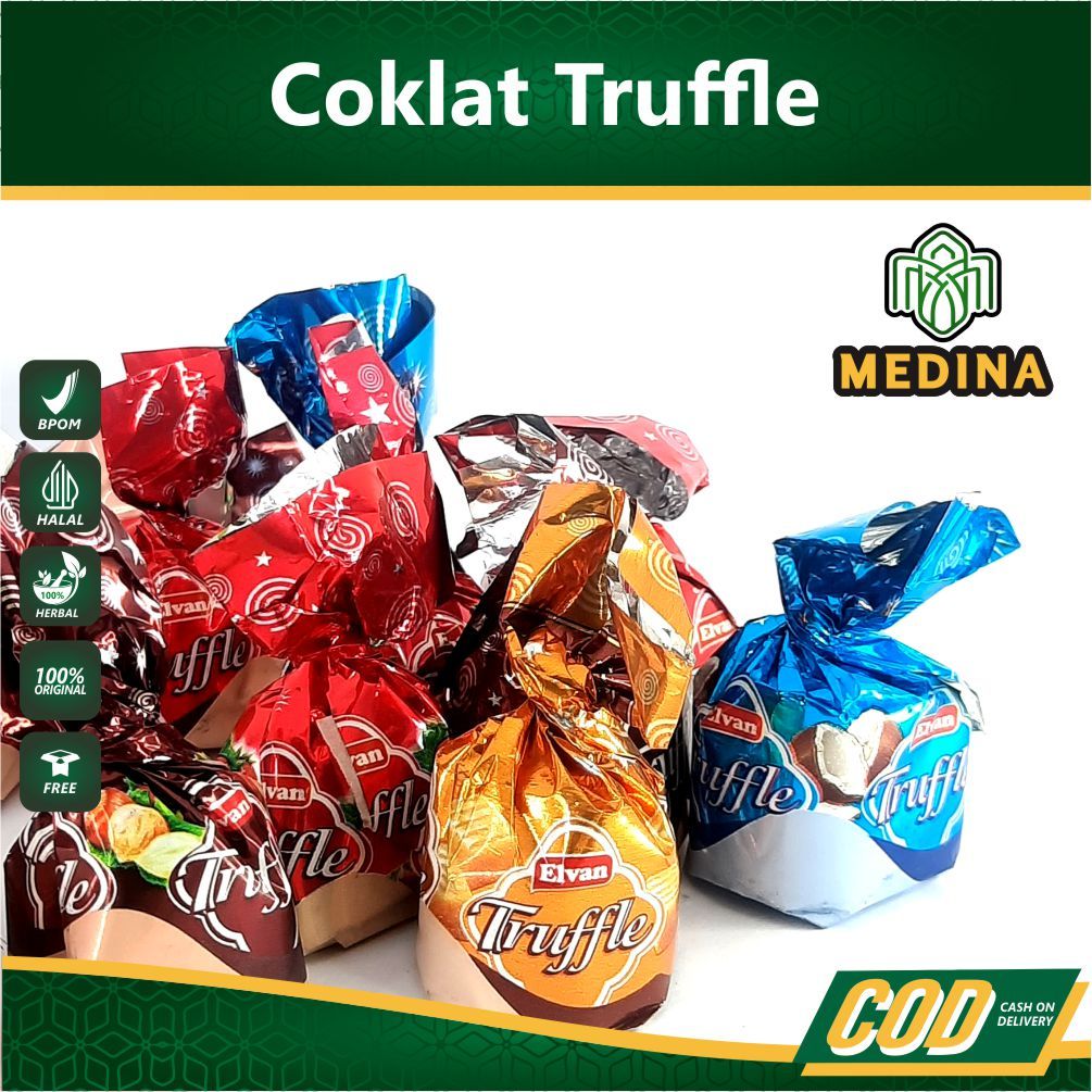 

Coklat Arab Truffle 500gr 250gr Kg Coklat / Turki Elvan Truffle Mix Murah / Oleh-Oleh Haji&Umroh