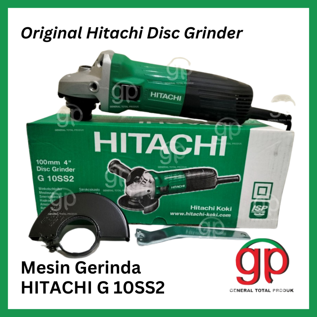 Original Hitachi Disc Grinder G10SS2 / Mesin Gerinda HITACHI G 10SS2 BUKAN HIKOKI
