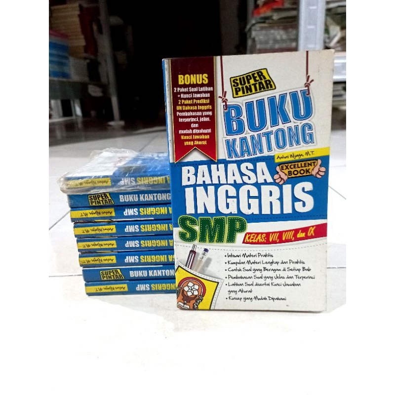 BUKU SOAL-SOAL SMP // KANTONG BAHASA INGGRIS SMP // ORIGINAL