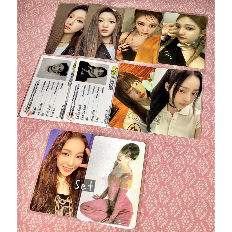 PHOTOCARD AESPA NEWJEANS OFFICIAL ningning smcu ctmi tc jepit karina winter set savage album daniell