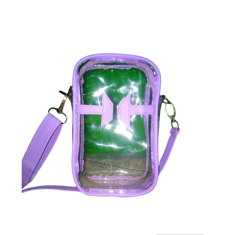 Tas Hp wanita BTS Pvc Transparan