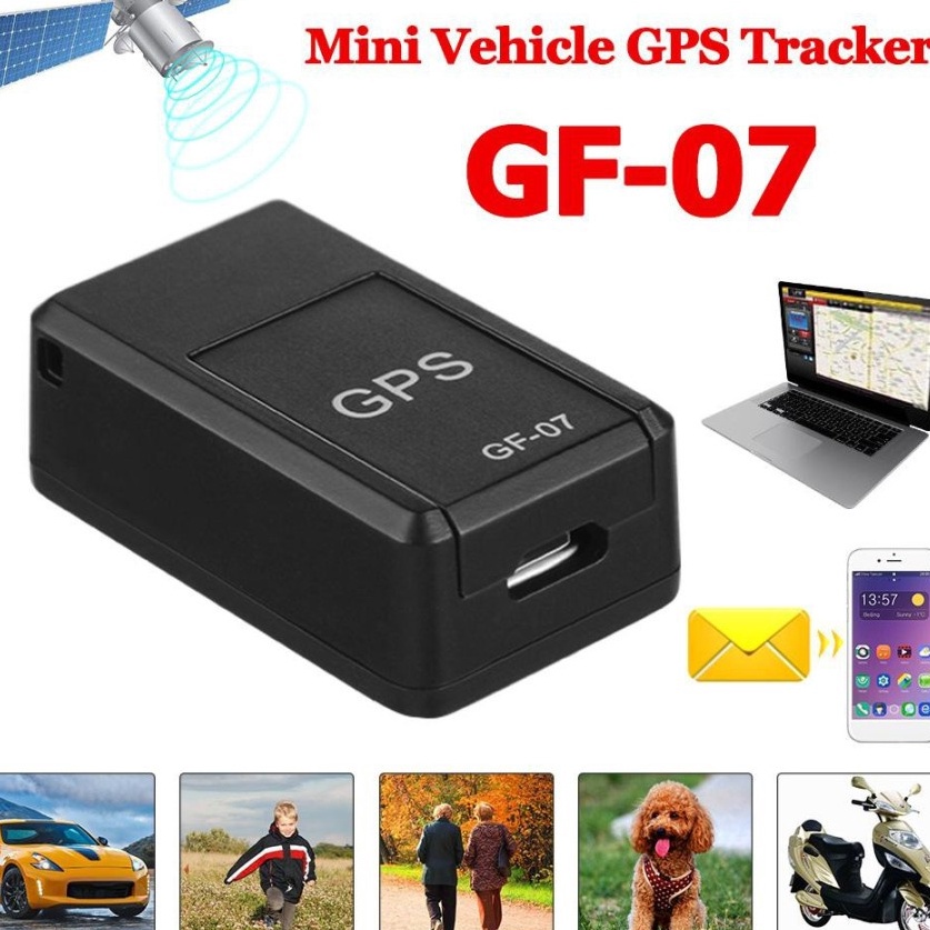 ECc Mini GPS Tracker GF7 Alat Pelacak Lokasi Mobil Motor GPS GF7 Tracker Mini Alat Pelacak Lokasi Mo