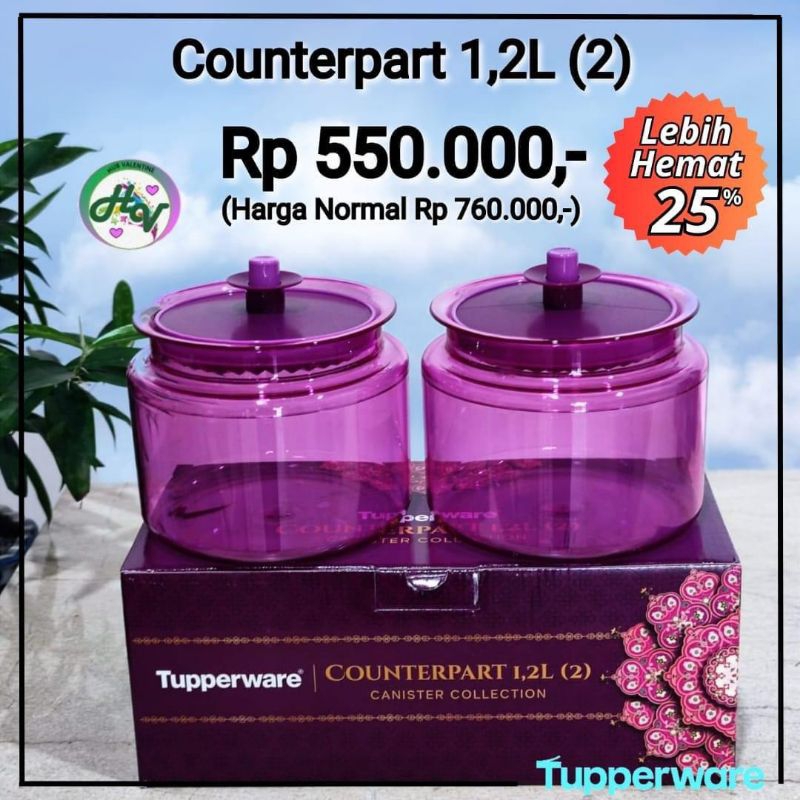 Promo Toples kristal Tupperware.