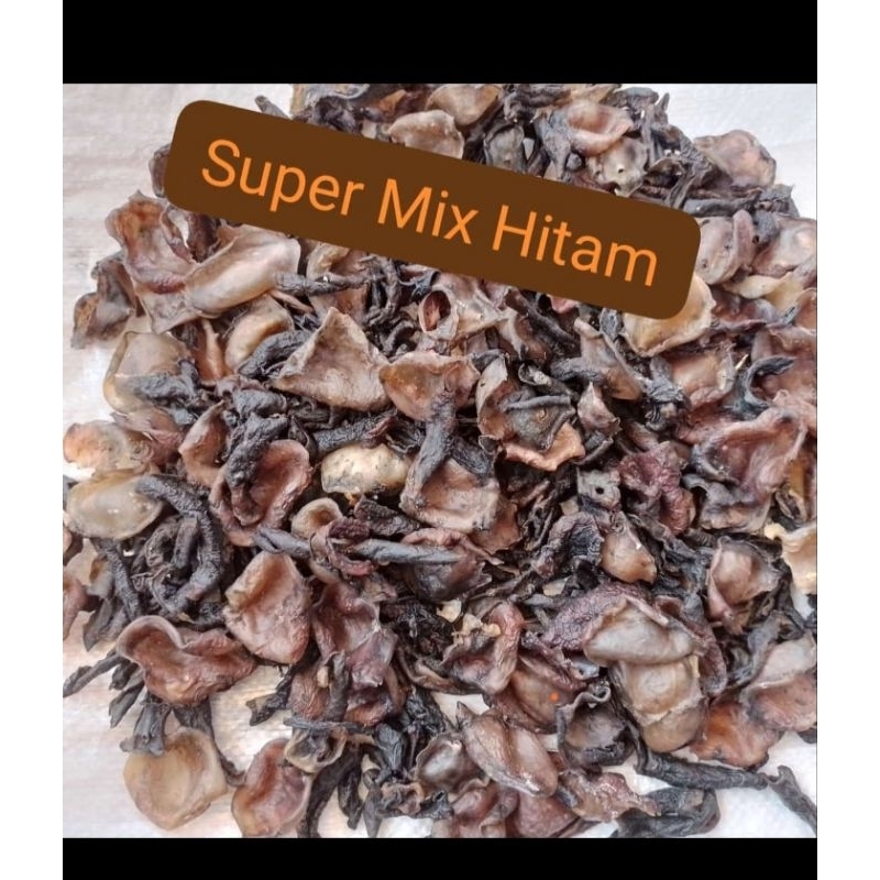 

KRUPUK Cumi Mentah Super Mix Hitam 1000gr