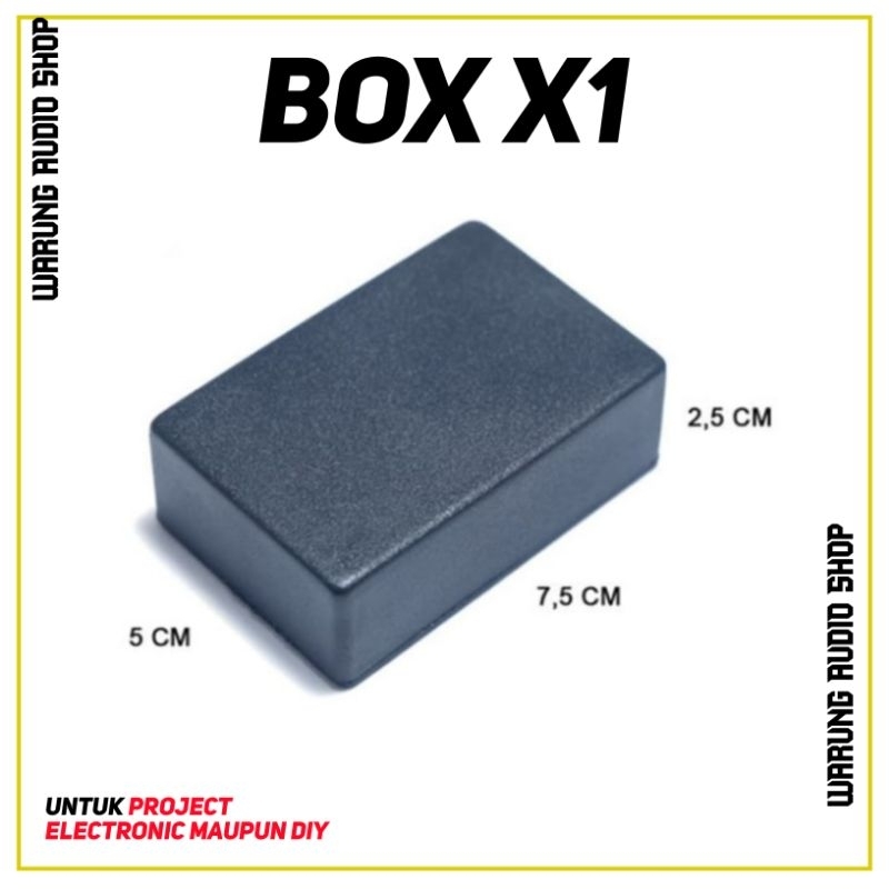 Box Project  X1 Multifungsi Plastik Hitam Tebal