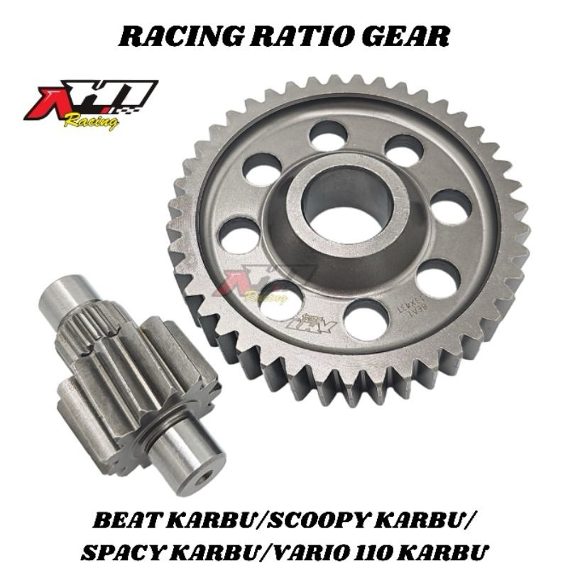 GIGI RASIO AH1 RACING BEAT KARBU SCOOPY KARBU VARIO 110 KARBU BEAT FI SCOOPY FI
