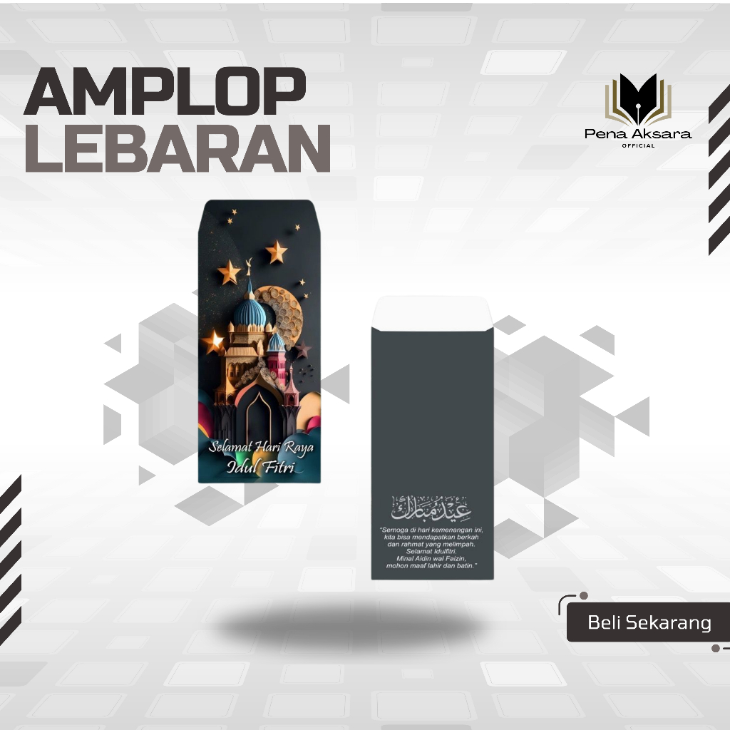 

(ISI 10) AMPLOP LEBARAN PANJANG / AMPLOP IDUL FITRI / ANGPAU LEBARAN / ANGPAU IDUL FITRI