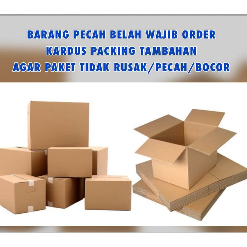 

KARDUS Box Packing Tambahan Keamanan Paket