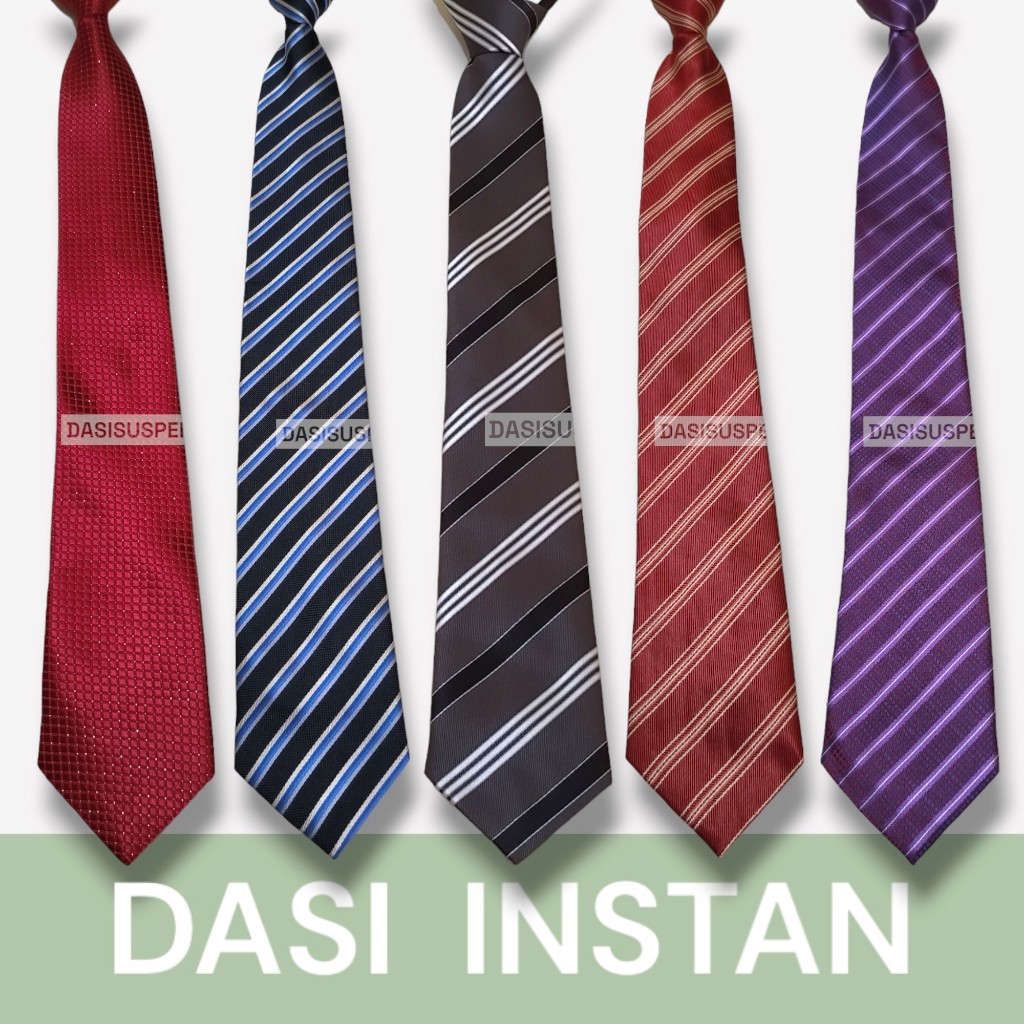 OK Dasi Pria DASI INSTANT Dasi Resleting Dasi Panjang Pria DASI INSTANT Dasi Motif Dasi Langsung