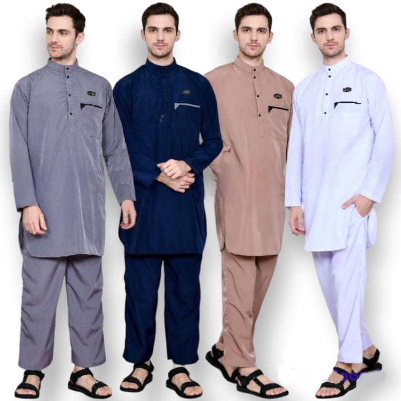 TERLARIS SETELAN KURTA PRIA DEWASA BAJU SET CELANA - KOKO DEWASA - BAJU GAMIS KURTA JUBAH PRIA