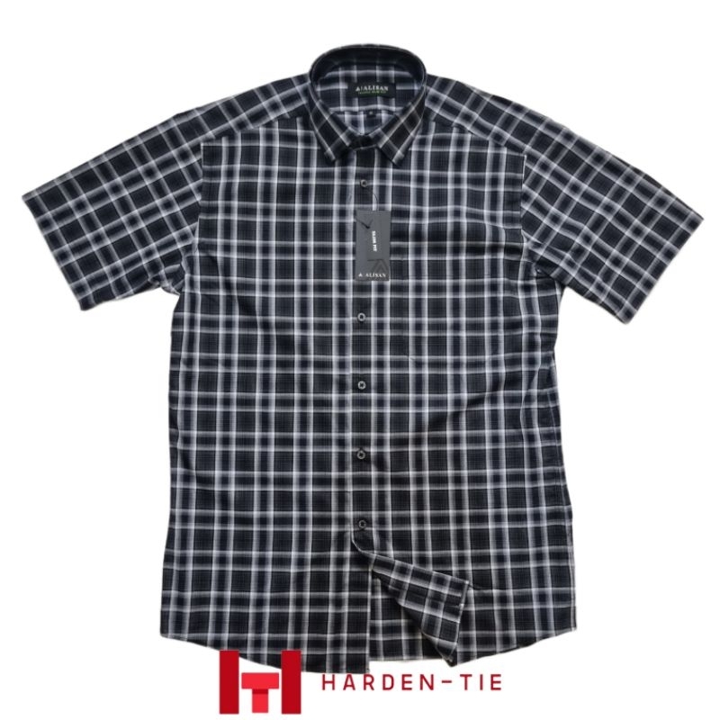 PROMO KEMEJA PENDEK ALISAN MOTIF KOTAK