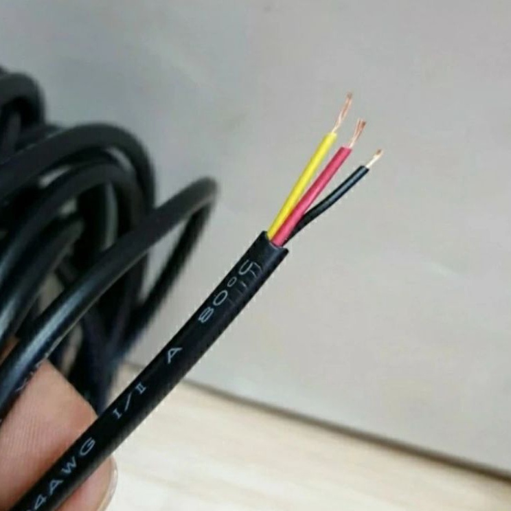 cB Kabel Awg24 isi 3 Kabel Serabut Tembaga Jual per5meter Kabel Awg24 3jalur