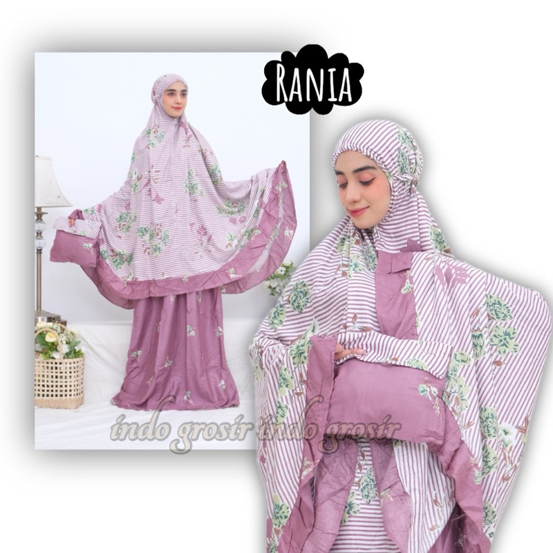 Mukenah Rayon Jumbo Murah Bahan Adem Free Tas traveling