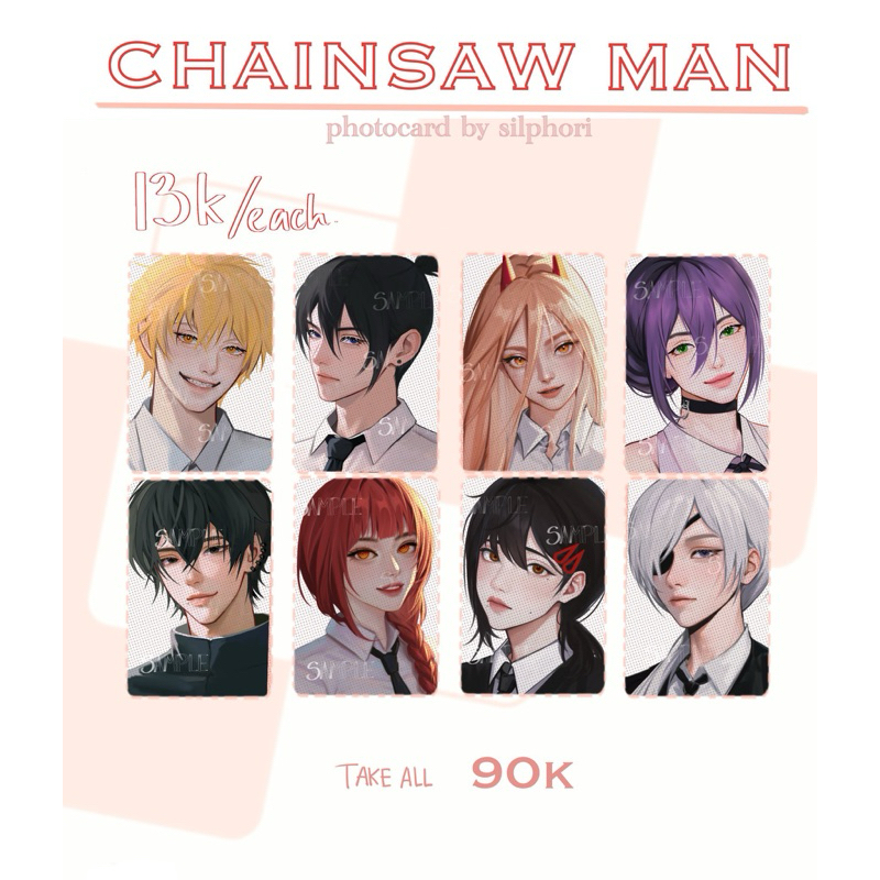 CHAINSAW MAN photocard by silphori