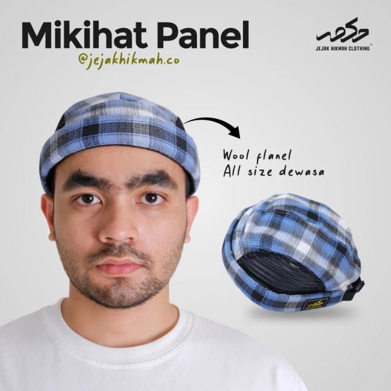 MIKI HAT DEWASA/ MIKI HAT MOTIF / MIKI HAT PREMIUM / MIKI HAT JEJAK HIKMAH