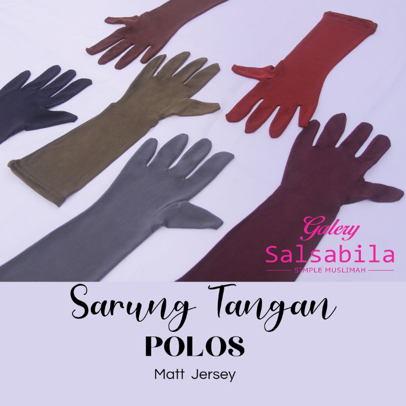 Sarung Tangan Polos | Sarung tangan Muslimah | sarung tangan akhwat