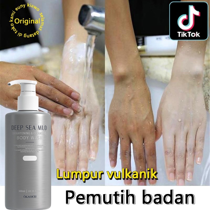 whitening body wash sabun mandi pemutih badan deep sea mud memutihkan kulit dengan cepat memutihkan 