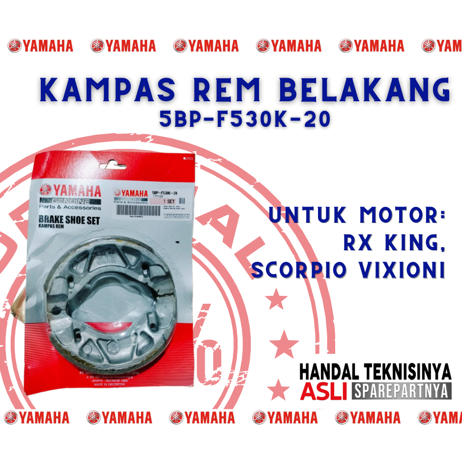 KAMPAS REM BELAKANG YAMAHA 5BP-F530K-20