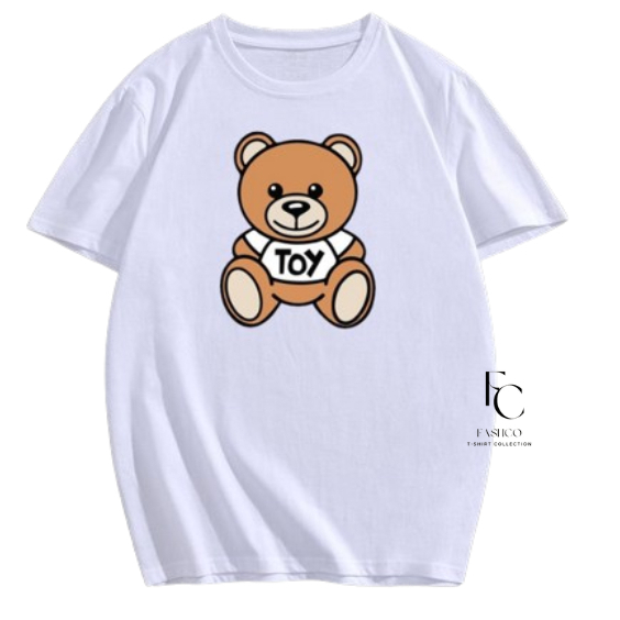 FASNCO Baju Oversize Pria/Wanita BEAR/Kaos Distro/T-shirt