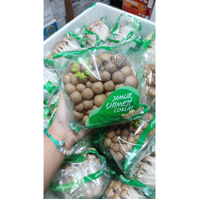 

Jamur Shimeji Coklat Berat 150 gram /pack