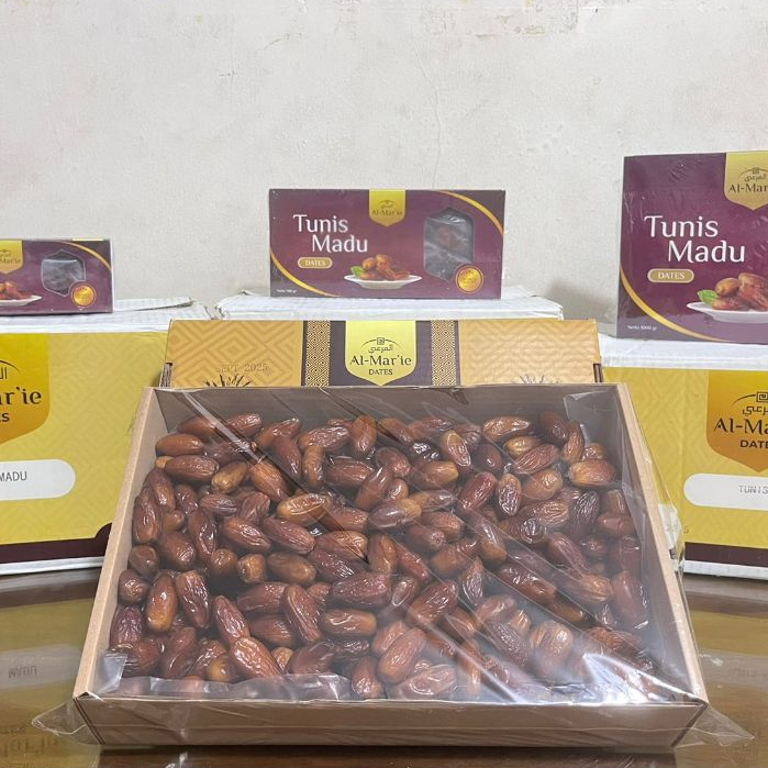 

Kurma Tunisia Madu Premium Al Mar'ie dus 3kg Korma Tunis