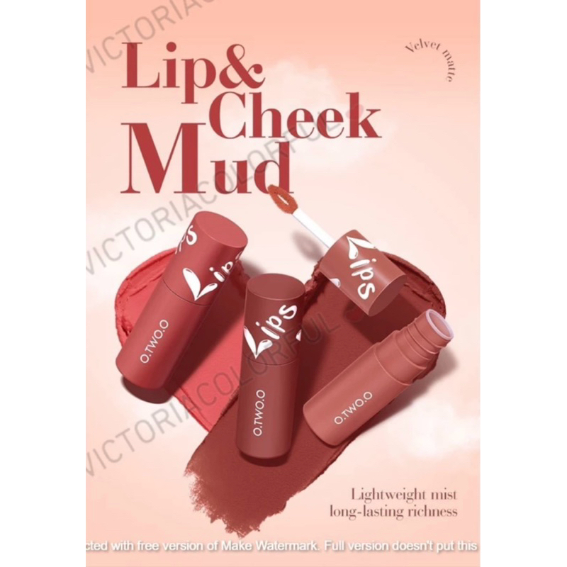 LIPSTIK O.TWO.O MULTIPLE USES VELVET MATTE LIPSTICK