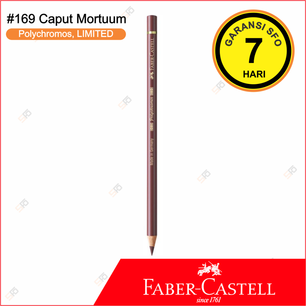 

LE Polychromos Faber Castell Satuan - 169 Caput Mortuum - Limited Edition