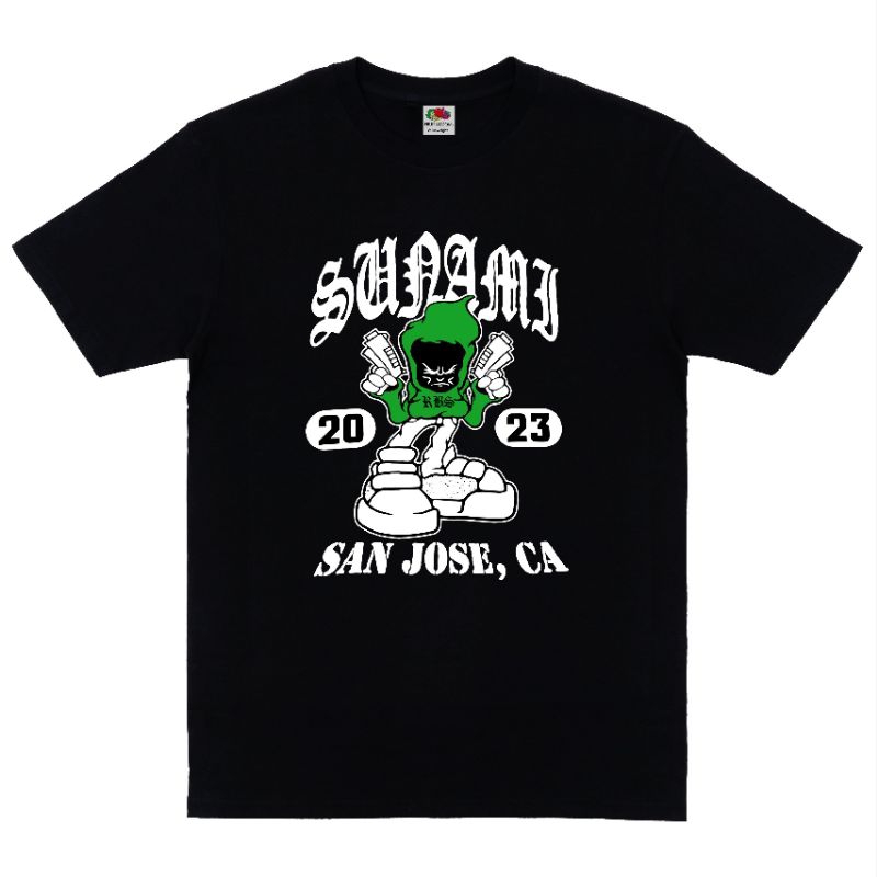 SUNAMI - SACREDDEER / KAOS BAND SUNAMI HC - T-SHIRT BLACK