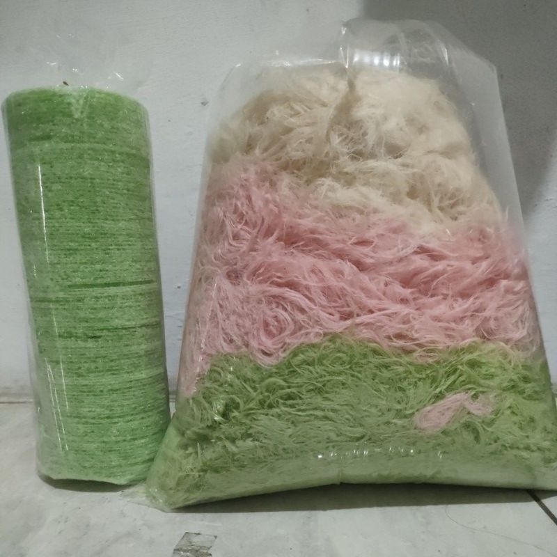 

paket arumanis 1kg + simping / harga pabrik rambut nenek murah