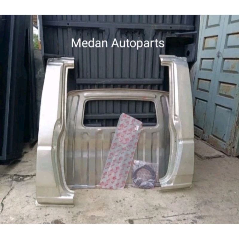 Sandaran baru, pilar Taft Hiline pick up, gegeran, dinding belakang samping