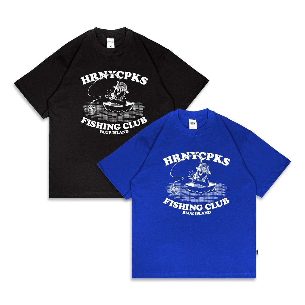 Hornycupcakes - FISHLAND - Blue - Black - Tshirt