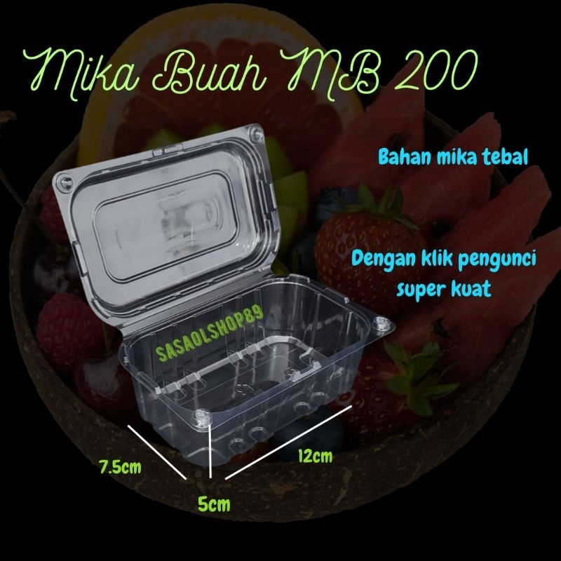 Mika Buah Mika Es Potong MB200 (25pcs) Mika Tomat
