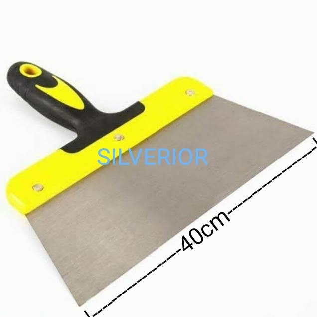 Kape Scraper Plat Logam Dempul Bangunan Panjang Besar Lebar 40cm
