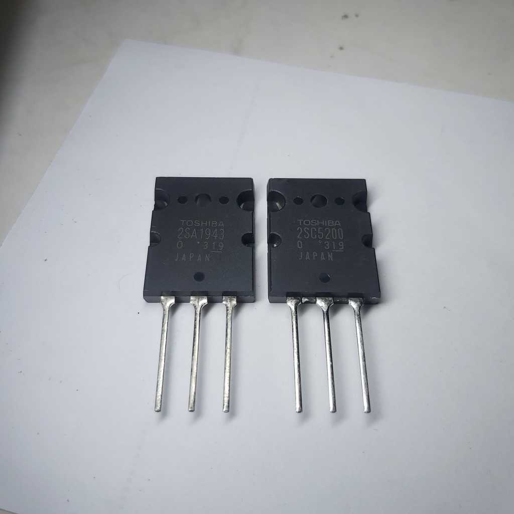 Transistor TOSHIBA 2SA1943 2SC5200 A1943 C5200 JAPAN BAGUS