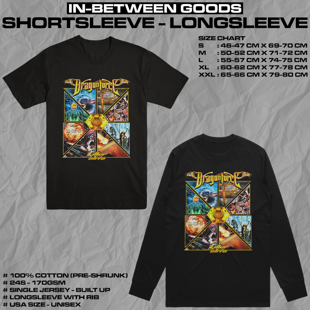 DRAGONFORCE - KILLER ELITE | T-SHIRT | LONGSLEEVE | BAND MERCH